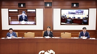 이주호 사회부총리 겸 교육부 장관이 28일 서울 종로구 정부서울청사에서 열린 ‘제5차 사회관계장관회의’를 주재하고 있다.