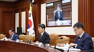 이주호 사회부총리 겸 교육부 장관이 28일 서울 종로구 정부서울청사에서 열린 ‘제5차 사회관계장관회의’에서 발언하고 있다. 