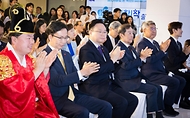 조규홍 보건복지부 장관이 3일(월) 오후 사랑의열매 사회복지공동모금회에서 열린 ‘희망여름 착!착!착! 나눔캠페인’ 출범식에 참석하고 있다.