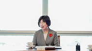 강정애 국가보훈부 장관이 7일 오전 서울시 영등포구 FKI타워에서 열린 히어로즈 패밀리 가족사진 우리, 함께 프로젝트 개시식 행사에 참석하여 인사말을 하고 있다. 