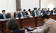 최상목 경제부총리 겸 기획재정부 장관이 19일 서울 종로구 정부서울청사에서 열린 ‘공공기관운영위원회’에서 발언하고 있다.
