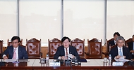 김소영 금융위원회 부위원장이 20일 오전 서울 중구 은행회관에서 개최한 은행·보험업권 PF 신디케이트론 업무협약 체결식에 참석해 축사하고 있다.