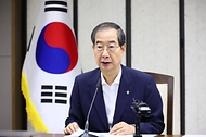 한덕수 국무총리가 20일 정부세종청사에서 열린 ‘제41회 국정현안관계장관회의’를 주재하며 발언하고 있다.