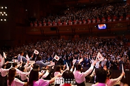 윤석열 대통령과 김건희 여사가 15일 서울 종로구 세종문화회관에서 열린 ‘제79주년 광복절 경축식’에 참석하고 있다.