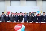 한덕수 국무총리가 22일 여의도 국회에서 열린 민생경제점검 당정협의회에서 발언을 하고 있다.