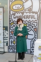 강정애 국가보훈부 장관이 17일 오후 서울시 중구 광화문광장에서 열린 광복80주년 계기 광복80장터에 참석하여 기념사를 하고 있다.