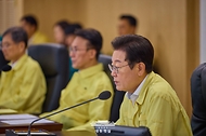 이재명 대통령이 18일 서울 용산 대통령실 청사에서 열린 을지 국가안전보장회의(NSC)에서 발언하고 있다.