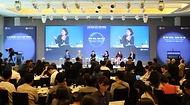 통계청은 9일 경제협력개발기구(OECD)와 공동으로 '인공지능(AI)으로 만들어가는 국가통계의 미래'를 주제로 서울 호텔나루 엠갤러리에서 국제회의를 진행했다. 지난 7일 정부는 통계청을 '국가데이터처'로 격상하는 내용을 담은 정부조직 개편안을 발표했다.