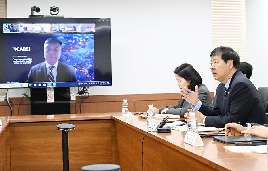 구윤철 부총리 겸 재정경제부 장관이 3월 20일 서울 종로구 정부서울청사에서 열린 '제1차 국제금융기구 전략점검회의'를 주재하고 있다.