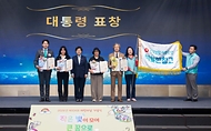 정은경 보건복지부 장관이 5월 4일 제104회 어린이날을 맞아 서울 중구 웨스틴 조선 서울호텔 그랜드볼룸에서 아동권리보장원과 함께 '2026년 어린이날 기념식'을 개최하고 있다.