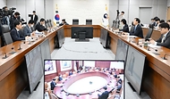 구윤철 부총리 겸 재정경제부 장관이 5월 7일 정부세종청사 중앙동에서 열린 '민생물가 특별관리 관계장관TF'를 주재, 모두발언을 하고 있다.