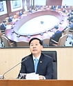 구윤철 부총리 겸 재정경제부 장관이 5월 7일 정부세종청사 중앙동에서 열린 '민생물가 특별관리 관계장관TF'를 주재, 모두발언을 하고 있다.