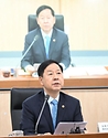 구윤철 부총리 겸 재정경제부 장관이 5월 7일 정부세종청사 중앙동에서 열린 '민생물가 특별관리 관계장관TF'를 주재, 모두발언을 하고 있다.