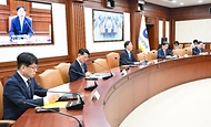 구윤철 부총리 겸 재정경제부 장관이 5월 8일 서울 종로구 정부서울청사에서 열린 '비상경제본부회의 겸 경제관계장관회의 겸 부동산관계장관회의'를 주재, 모두발언을 하고 있다.