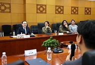 이명구 관세청장이 5월 7일 서울세관에서 민관 협력 기반의 '마약밀수 국민 감시단' 발대식을 개최하고 있다.