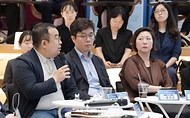 정은경 보건복지부 장관이 5월 15일 서울 성동구 KT&G 상상플래닛에서 한국사회복지협의회, 대한상공회의소, 사회복지공동모금회와 함께 '2026 사회공헌 포럼'을 개최하고 있다.