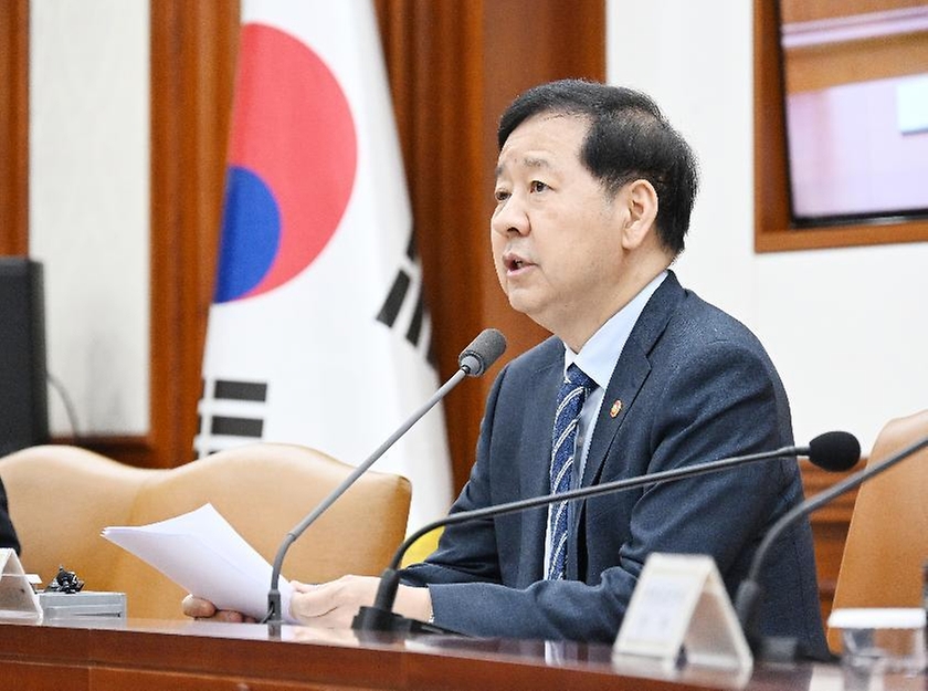 구윤철 부총리 겸 재정경제부 장관이 5월 21일 서울 종로구 정부서울청사에서 열린 '민생물가 특별관리 관계장관 TF 및 제 268차 대외경제장관회의'를 주재, 모두발언을 하고 있다.