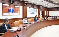 구윤철 부총리 겸 재정경제부 장관이 6월 5일 서울 종로구 정부서울청사에서 열린 '비상경제본부회의 겸 경제관계장관회의'를 주재, 모두발언을 하고 있다.