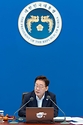 이재명 대통령이 7월 14일 청와대에서 열린 국무회의에서 발언하고 있다.