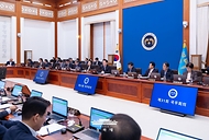 이재명 대통령이 7월 21일 청와대에서 열린 국무회의에서 발언하고 있다.