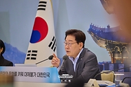 이재명 대통령이 8월 5일 청와대 영빈관에서 열린 교육부, 국가교육위원회, 문화체육관광부, 국가유산청 등에 대한 부처 업무보고에서 발언하고 있다.