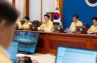 이재명 대통령이 8월 18일 청와대에서 열린 제1회 을지국무회의에서 발언하고 있다.