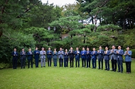 한성숙 국무총리가 9월 13일 서울 종로구 삼청동 국무총리 서울공관에서 열린 고위당정협의회에서 발언하고 있다.