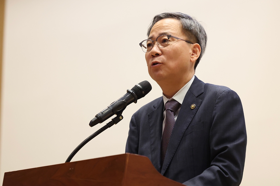 문화체육관광부 김영수 제1차관이 9월 15일 서울 여의도 국회에서 K-컬쳐 400조·K-콘텐츠 220조 비전선포식이 열리고 있다.