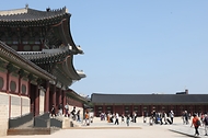 문화체육관광부는 지난 8월까지 한국을 방문한 외국인 관광객 수가 전년 동기 대비 21% 증가했다고 밝혔다. 8월 한 달간 방한객 수는 225만 명으로, 전년 동기 대비 23.3% 늘어났다. 월별 수치와 누적 수치 모두 집계 이후 역대 최대치를 기록했다. 사진은 9월 30일 서울 경북궁을 찾은 외국인 관광객의 모습.