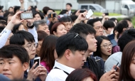 청와대 도착한 문재인 대통령 사진 9