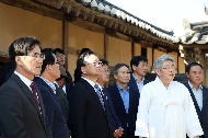 김부겸 장관 안동 민생현장방문(임청각,묵계서원,하회마을) 사진 16