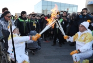 세종청사에서 2018평창동계올림픽 성화봉송 사진 34