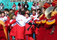 북한 선수 입촌식 사진 17