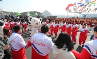 북한 선수 입촌식 사진 16