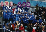 크로스컨트리 여자 10km 프리 메달 경기, 이채원 주혜리 및 북한 리영금 출전 사진 19