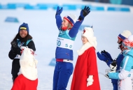 크로스컨트리 여자 10km 프리 메달 경기, 이채원 주혜리 및 북한 리영금 출전 사진 15
