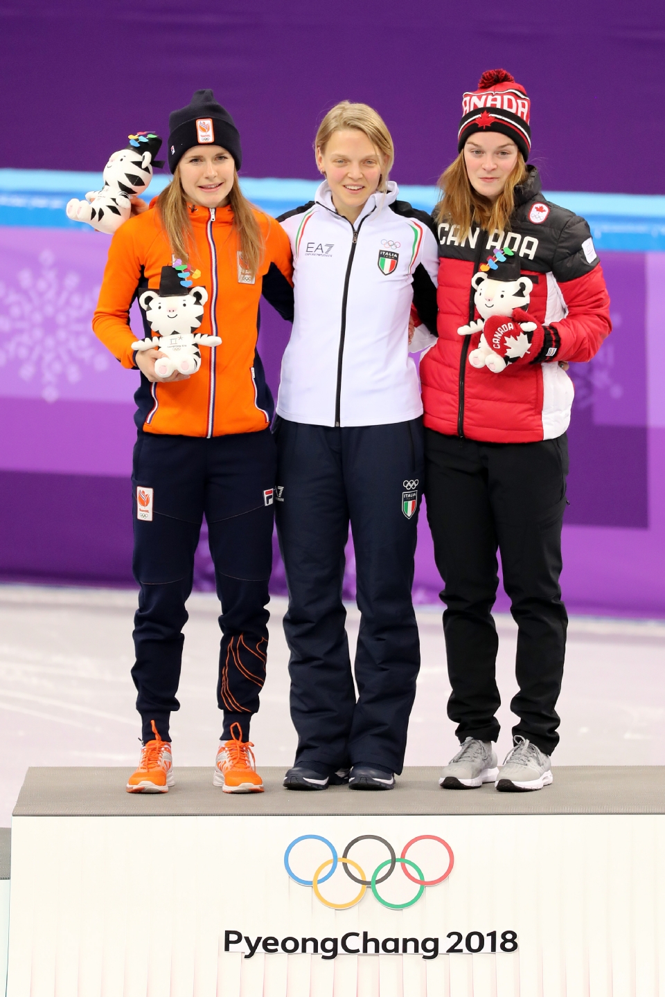 쇼트트랙 스피드 스케이팅 여자 500m  결승, 이탈리아의 아리아나 폰타나 금메달