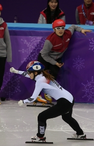쇼트트랙 여자 1,500m 결승 경기, 최민정 선수 금메달 사진 11