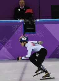 쇼트트랙 남자 1,000m 결승 경기, 서이라 선수 동메달 사진 5