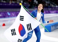 스피드스케이팅 여자 500m 결승 경기, 이상화 선수 은메달 사진 5