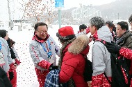평창동계올림픽 관람객 안내 자원봉사 활동 사진 6