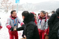 평창동계올림픽 관람객 안내 자원봉사 활동 사진 5