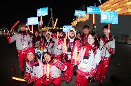 평창동계올림픽 폐회식 관람객들과 자원봉사자들 사진 19