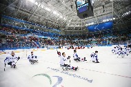 2018 평창동계패럴림픽 아이스하키 대한민국 대 캐나다 준결승 경기 사진 1