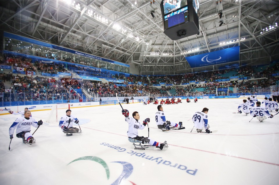 2018 평창동계패럴림픽 아이스하키 대한민국 대 캐나다 준결승 경기