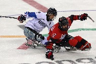 2018 평창동계패럴림픽 아이스하키 대한민국 대 캐나다 준결승 경기 사진 7