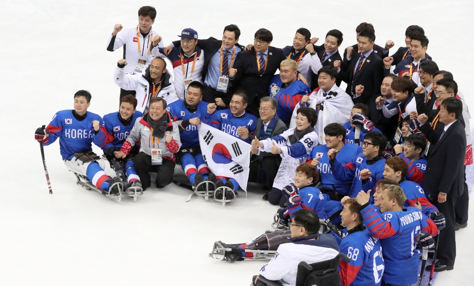 2018 평창동계패럴림픽 아이스하키 동메달 결정전 대한민국 대 이탈리아 경기