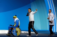 2018 평창동계패럴림픽 크로스컨트리스키 남자 7.5㎞ 좌식 경기 시상식, 금메달 한국의 신의현 선수 사진 9