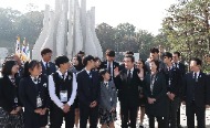 광주 학생독립운동 기념탑 참배  사진 4