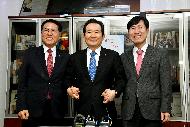 하태경 새로운보수당 책임대표 및 정운천 공동대표 예방  사진 1